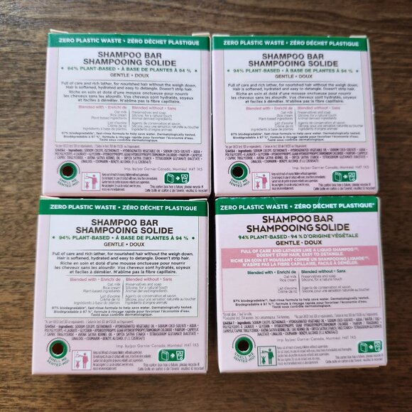 GARNIER Whole Blends Shampoo Bar Oat Delicacy Lot of 4 BNIP - Picture 4 of 6